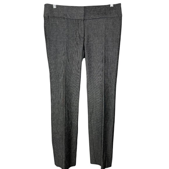 Loft "Marisa" Black and White houndstooth slim dress pant size 6 - Picture 1 of 12